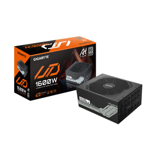 GIGABYTE UD1600PM PG5 AI TOP Netzteil - PCIe 5.0, 80 PLUS Platinum, Vollmodulares Design, 120-mm-Lüfter, ATX 3.1 kompati