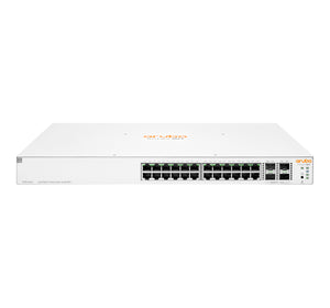 HPE Aruba Networking Instant On 1930 24G Class4 PoE 4SFP/SFP+ 370W Managed L2+ Gigabit Ethernet (10/100/1000) Power over Ethernet (PoE) 1U Weiß