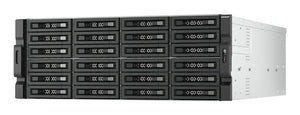 QNAP TL-R2400PES-RP Speicherlaufwerksgehäuse HDD / SSD-Gehäuse Schwarz, Grau 2.5/3.5"