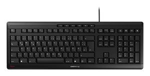 CHERRY STREAM KEYBOARD Kabelgebundene Tastatur, Schwarz, USB (QWERTZ - DE)