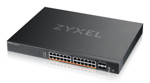 Zyxel XMG2230-28HP Managed L2/L3 2.5G Ethernet (100/1000/2500) Power over Ethernet (PoE) 1U Schwarz