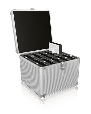 ICY BOX IB-AC628 Koffer für 10x 3,5" (8,89cm) Festplatten mit variablen Schaumstoffpolster