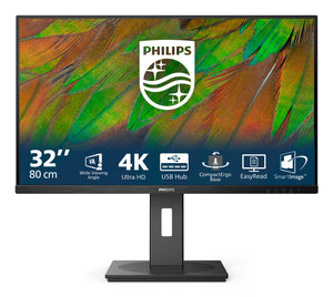Philips 3000 series 32B1N3800/00 Computerbildschirm 80 cm (31.5") 3840 x 2160 Pixel 4K Ultra HD LCD Schwarz