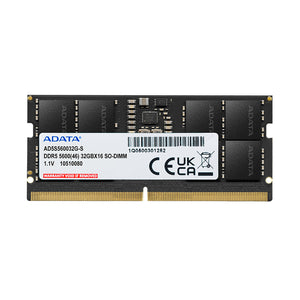16 GB ADATA SO-DIMM 5600 (schwarz, AD5S560016G-S)