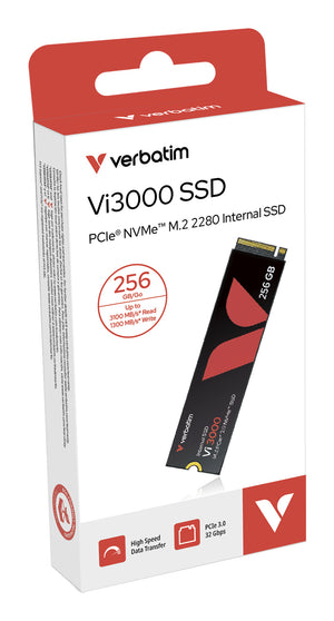 Verbatim Vi3000 256 GB M.2 PCI Express 3.0 NVMe