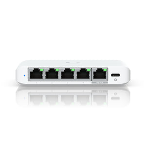 Ubiquiti UniFi Flex Mini 2.5G Managed 2.5G Ethernet (100/1000/2500) Power over Ethernet (PoE) Desktop Weiß