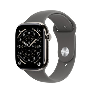Apple Watch S11 Titan Natur Cellular 42mm (Sportarmband steingrau) M/L
