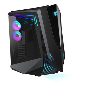 GIGABYTE AORUS C700 GLASS PC-Gehäuse – Full-Tower, unterstützt bis zu E-ATX & 420-mm-Radiatoren, vorinstallierte 5x 120-