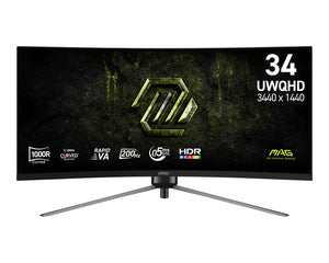 MSI MAG 345CQRF E20 Computerbildschirm 86,4 cm (34") 3440 x 1440 Pixel UltraWide Dual Quad HD Schwarz