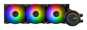 MSI MAG CORELIQUID E360 Computerkühlsystem Hauptplatine, Prozessor All-in-One-Flüssigkeitskühler 12 cm Schwarz