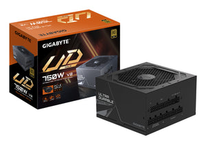 GIGABYTE UD750GM PG5 V2 Netzteil – PCIe Gen 5.1, 80 PLUS Gold, Vollmodulares Design, 120-mm-Lüfter, ATX 3.1-kompatibel,