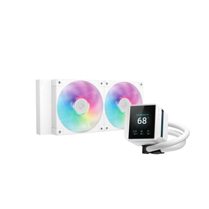 DeepCool Mystique 240 WH ARGB Prozessor All-in-One-Flüssigkeitskühler 12 cm Weiß 1 Stück(e)
