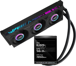 ASUS ROG Strix LC IV 360 ARGB LCD Prozessor All-in-One-Flüssigkeitskühler 12 cm Schwarz