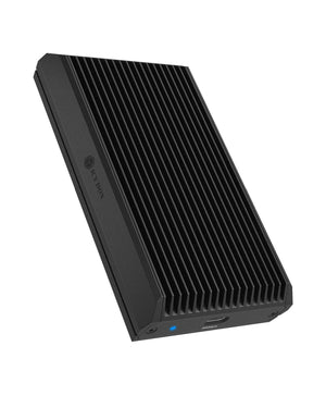 ICY BOX IB-1920M-C42, Gehäuse für NVMe M.2 SSD mit USB4 Gen 3x2 (40 Gbit/s), mit USB Type-C zu USB Type-C Kabel und Gumm