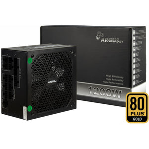 Inter-Tech HA-1200BA4 (schwarz, 1x 12-Pin High Power GPU, 3x PCIe, Kabelmanagement, 1200 Watt)