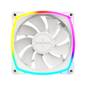 Montech RX120 PWM Computergehäuse Ventilator 12 cm Weiß 1 Stück(e)