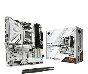 Asrock B850M Steel Legend WiFi AMD B850 Sockel AM5 micro ATX