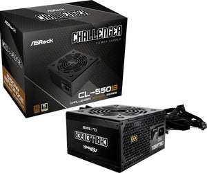 Asrock CL-550B Challenger Netzteil 550 W 20+4 pin ATX ATX Schwarz