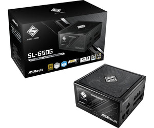 Asrock SL-650G Steel Legend Netzteil 650 W 20+4 pin ATX ATX Schwarz