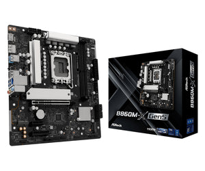 Asrock B860M-X Gen5 Intel B860 LGA 1851 (Socket V1) micro ATX