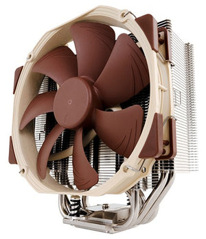 Noctua NH-U14S Computerkühlsystem Prozessor Kühler 12 cm Braun, Edelstahl