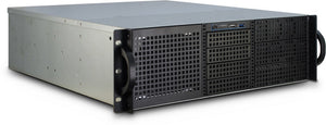 Inter-Tech 3U-30248 Rack Schwarz, Edelstahl