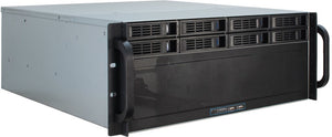 Inter-Tech 4U-4408 Rack Schwarz, Silber