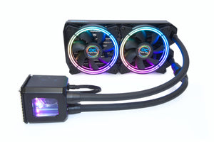Alphacool Eisbaer Aurora 240 Prozessor All-in-One-Flüssigkeitskühler 12 cm Schwarz 1 Stück(e)