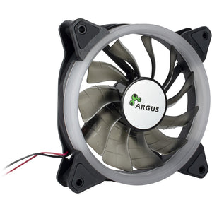 Inter-Tech Argus RS-051 RGB Computergehäuse Ventilator 12 cm Schwarz
