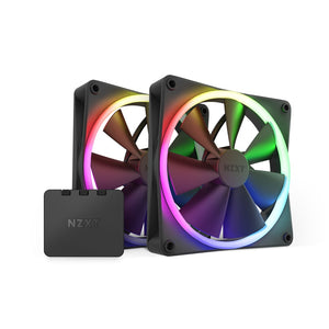 NZXT F140 RGB TWIN Computergehäuse, Prozessor Ventilator 14 cm Schwarz 2 Stück(e)