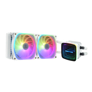 Enermax ELC-AQFA240-SQA-W Computerkühlsystem Prozessor Flüssigkeitskühlung 12 cm Weiß 1 Stück(e)