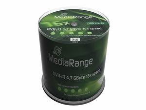 MediaRange MR443 DVD-Rohling 4,7 GB DVD+R 100 Stück(e)