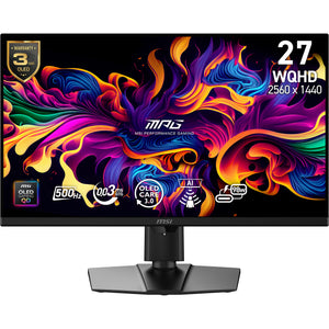MSI MPG 271QRDE QD-OLED X50 Computerbildschirm 67,3 cm (26.5") 2560 x 1440 Pixel Wide Quad HD Schwarz