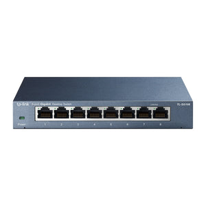 TP-Link TL-SG108 Netzwerk-Switch Unmanaged L2 Gigabit Ethernet (10/100/1000) Schwarz