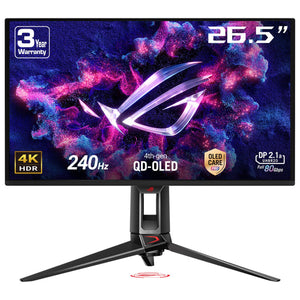 ASUS ROG Swift OLED PG27UCDM Computerbildschirm 67,3 cm (26.5") 3840 x 2160 Pixel 4K Ultra HD QD-OLED Schwarz