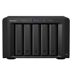 Synology DX517 Disk-Array 0 TB Desktop Schwarz