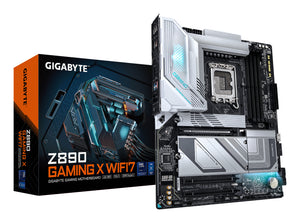 GIGABYTE Z890 GAMING X WIFI7 Mainboard - Unterstützt Intel Core Ultra (Serie 2) CPUs, 16+1+2 Phasen VRM, bis zu 8800MHz