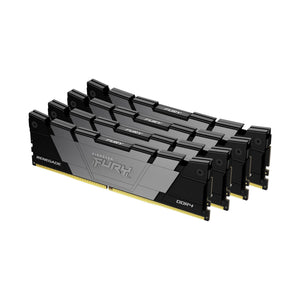 Kingston Technology FURY 64GB 3600MT/s DDR4 CL16 DIMM (4er-Kit) 1Gx8 Renegade Black