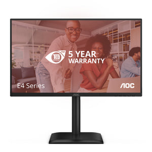 AOC 24E4U Computerbildschirm 60,5 cm (23.8") 1920 x 1080 Pixel Full HD LED Schwarz