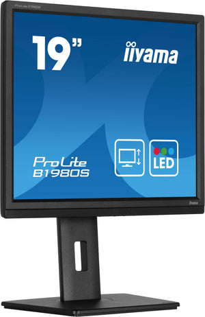 iiyama ProLite B1980S-B1 Computerbildschirm 48,3 cm (19") 1280 x 1024 Pixel VGA LED Schwarz