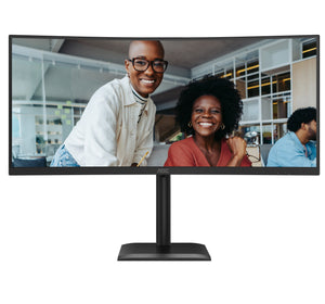 AOC CU34E4C Computerbildschirm 86,4 cm (34") 3440 x 1440 Pixel UltraWide Quad HD LED Schwarz