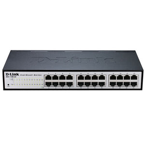 D-Link DGS-1100-24V2 Managed L2 Gigabit Ethernet (10/100/1000) 1U Schwarz, Grau