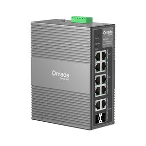 TP-Link Omada IES210GPP Netzwerk-Switch Managed Gigabit Ethernet (10/100/1000) Power over Ethernet (PoE) DIN-Schiene Grau
