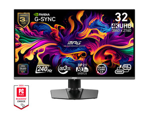 31.5"(80cm)TFT MSI MPG 322URXDE QD-OLED Flat 240Hz Black
