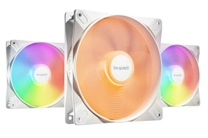be quiet! LIGHT WINGS LX 140mm PWM High Speed 3-Pack White Computergehäuse Ventilator 14 cm Weiß 3 Stück(e)
