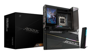 GIGABYTE X870E AORUS XTREME X3D AI TOP Mainboard - Unterstützt AMD Ryzen 9000 Serie CPUs, 24+2+2-Phasen-VRM, bis zu 9000