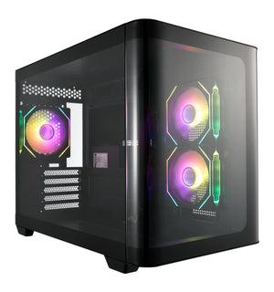 FSP S380-BA Gehäuse Mini Tower mITX, mATX Schwarz ARGB