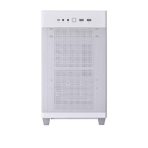 ASUS PRIME AP201 CASE TG WHITE Mini Tower Weiß