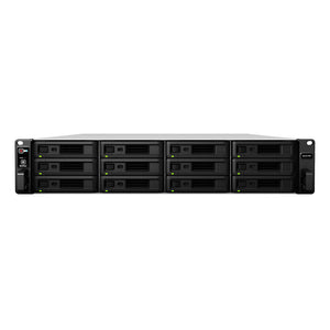 Synology RX1217RP Disk-Array 0 TB Rack (2U) Schwarz, Grau