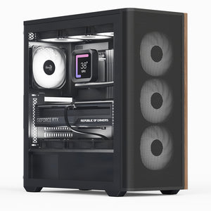 Aerocool D501A Midi Tower Schwarz